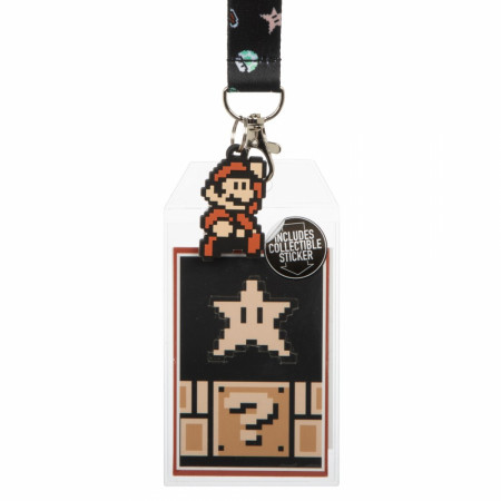 Nintendo Super Mario Bros Icons Lanyard