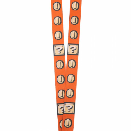 Nintendo Super Mario Bros Icons Lanyard