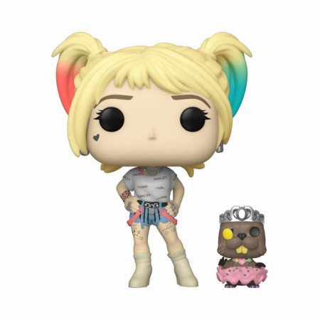 Birds of Prey Harley Quinn and Beaver Funko Pop!