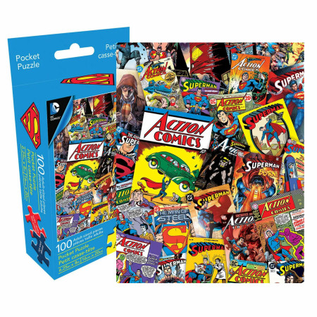Superman 100 Piece Adult Pocket Puzzle
