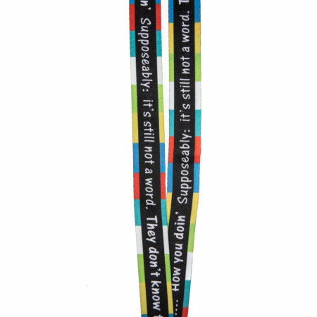 Friends Quotes Taping Lanyard