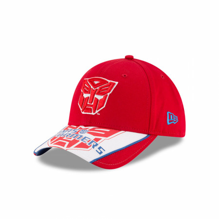 Transformers Text and Autobot Logo New Era 9Forty Adjustable Hat