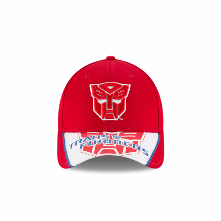 Transformers Text and Autobot Logo New Era 9Forty Adjustable Hat