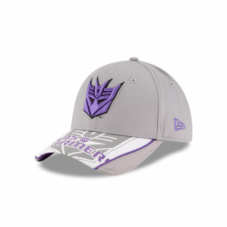 Transformers Text and Decepticons Logo New Era 9Forty Adjustable Hat