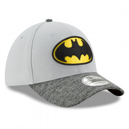 Batman Shaded Team Colors New Era 39Thirty Flex Fitted Hat