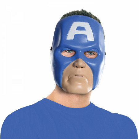 Captain America Vintage Style Ben Cooper Costume Halloween Mask