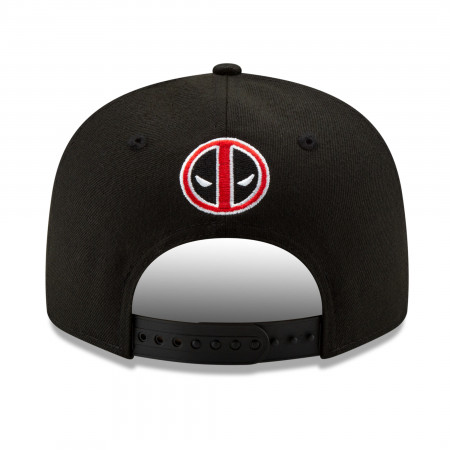 Deadpool Symbol Color Trim New Era 9Fifty Adjustable Hat