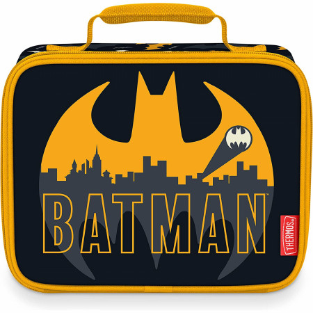 DC Comics Batman Bat Signal Gotham City Thermos Insulated Lunch Box