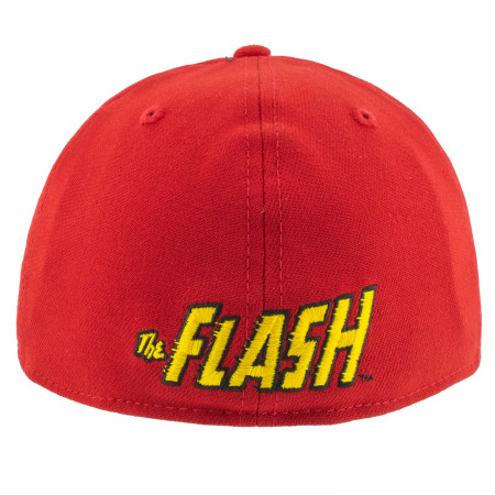 The Flash Classic Symbol Color Block New Era 39Thirty Fitted Hat