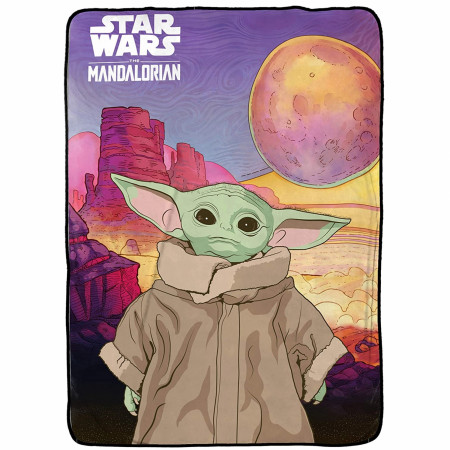 Star Wars The Mandalorian The Child Fleece Blanket