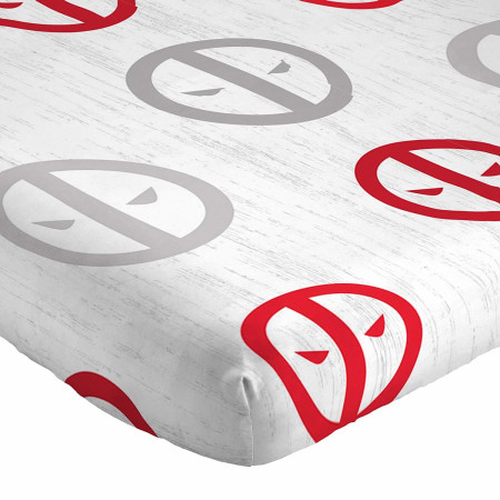 Deadpool Symbols Queen Sheet Set