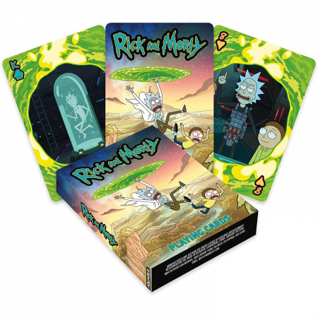 Rick And Morty Portals Deck of Playing Cards