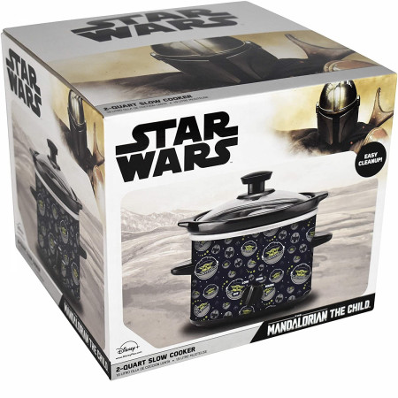 Star Wars The Mandalorian The Child Grogu All Over 2-Quart Slow Cooker