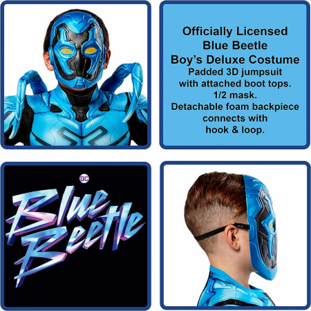 Blue Beetle Deluxe Kid's Costume