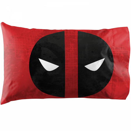 Deadpool Symbols Queen Sheet Set