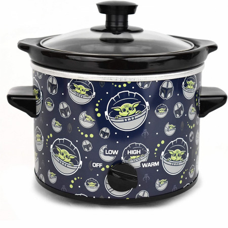 Star Wars The Mandalorian The Child Grogu All Over 2-Quart Slow Cooker