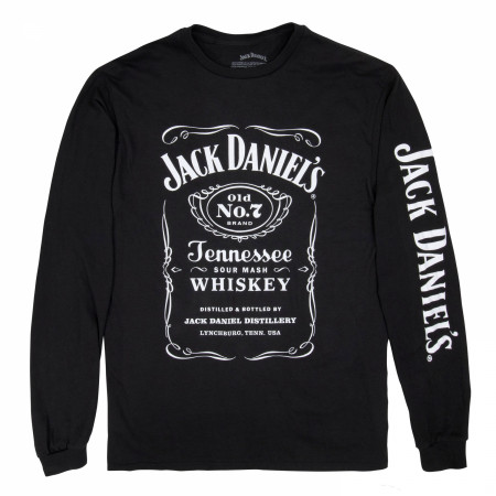 Jack Daniels Old No.7 Brand Tennessee Whiskey Long Sleeve Shirt