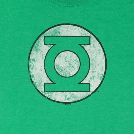 Green Lantern Symbol Distressed T-Shirt