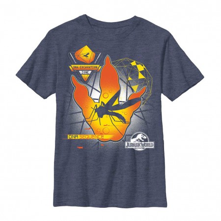 Jurassic World Creation Lab Blue Youth T-Shirt