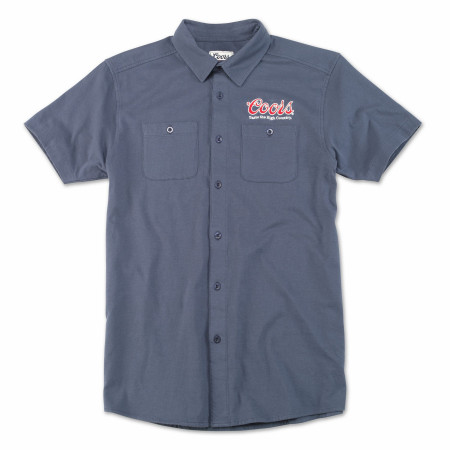 Coors Mountain Range Button Down Front and Back Print Shirt