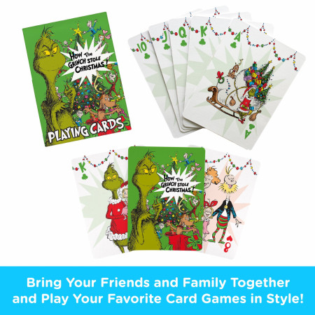 Dr. Seuss How The Grinch Stole Christmas Deck of Playing Cards