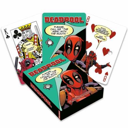 Deadpool Quotes Deck of Playing Cards