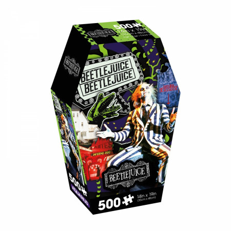 Beetlejuice Coffin Package 500 Piece Jigsaw Puzzle