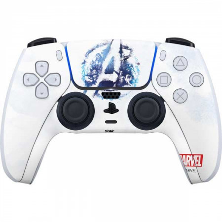 Avengers Blue Logo PS5 Controller Skin