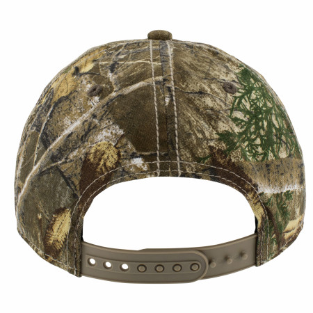 Chevrolet Logo All Over Camo Print Pre-Cuved Adjustable Hat