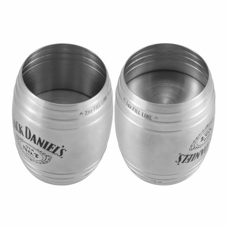Jack Daniel's 2-Chamber Metal Barrel Jigger