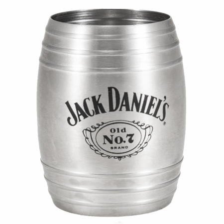 Jack Daniel's 2-Chamber Metal Barrel Jigger