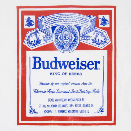 Budweiser King of Beers Vintage Label T-Shirt