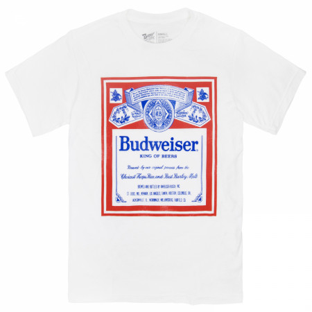 Budweiser King of Beers Vintage Label T-Shirt