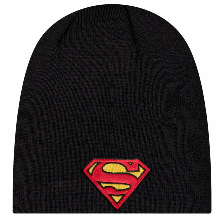 Superman Classic Logo New Era Knit Beanie