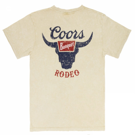 Coors Banquet Rodeo Mineral Wash Natural Beige T-Shirt