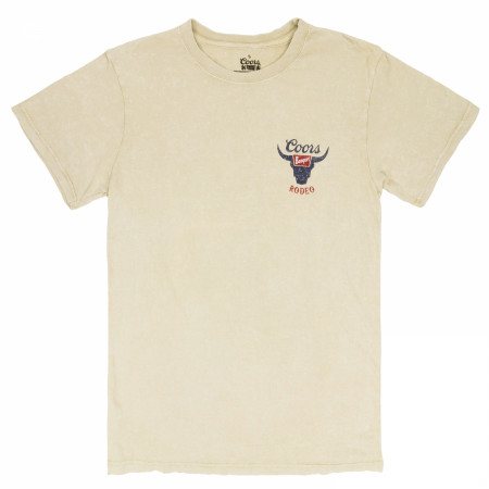 Coors Banquet Rodeo Mineral Wash Natural Beige T-Shirt