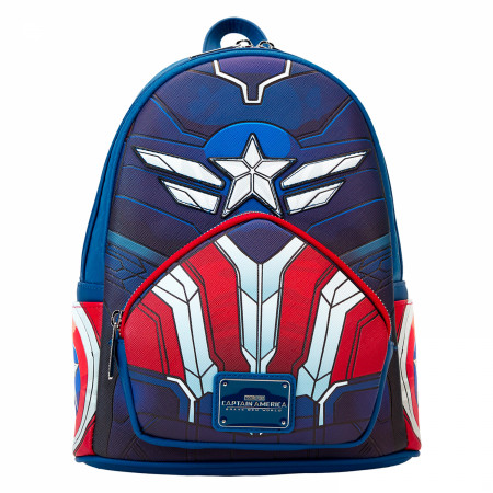 Captain America Brave New World Cosplay Mini Backpack By Loungefly