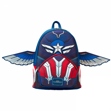 Captain America Brave New World Cosplay Mini Backpack By Loungefly