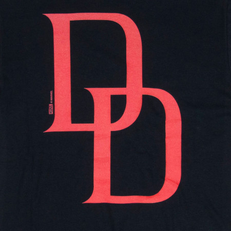 Daredevil Classic Logo Red on Black T-Shirt