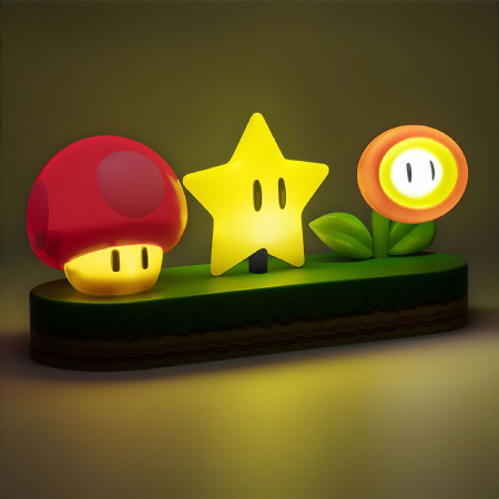 Super Mario Bros. Power Up Items Desk Lamp