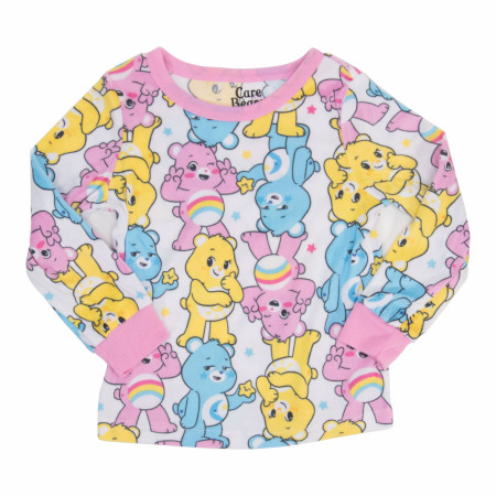 Care Bears Cast Long Sleeve All Over Print Girl’s 2-Piece Pajamas