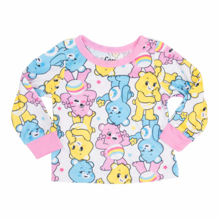 Care Bears Cast Long Sleeve All Over Print Toddler's 2-Piece Pajamas