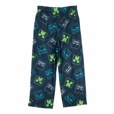 Minecraft Mobs All Over Print Long Sleeve Youth's 2-Piece Pajamas