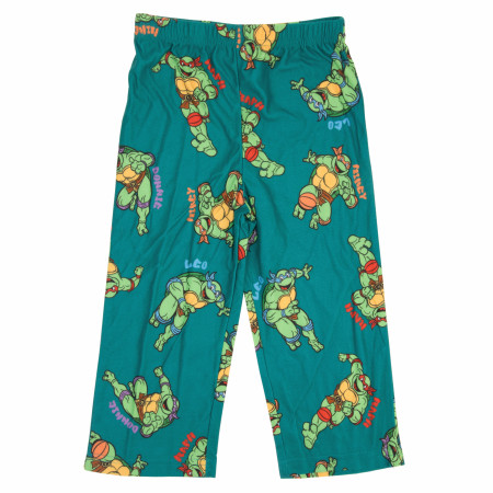 Teenage Mutant Ninja Turtles Character Print Boy's 2-Piece Pajamas