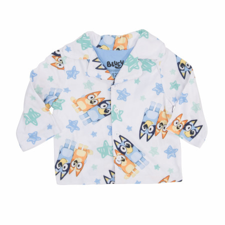 Bluey and Bingo Doodle Stars Toddler Boy's 2-Piece Pajamas