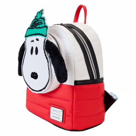 Peanuts Winter Snoopy Holiday Collection Mini Backpack By Loungefly