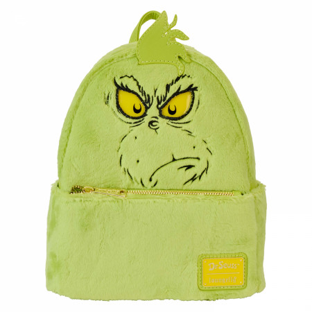 Dr. Seuss The Grinch Light Up Eyes Mini Backpack By Loungefly