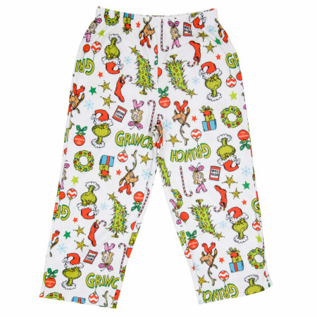 The Grinch Christmas Decorations 2-Piece Youth Pajama Set