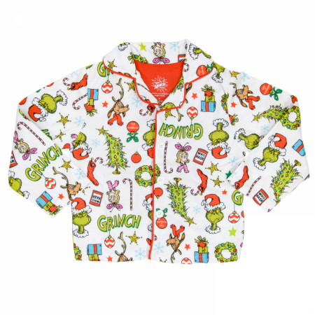 The Grinch Christmas Decorations 2-Piece Youth Pajama Set