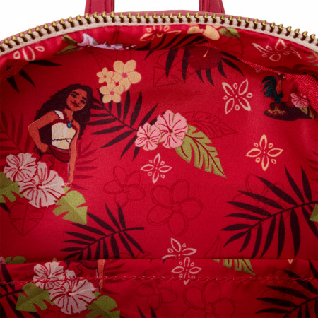 Moana Patterned Mini Backpack By Loungefly